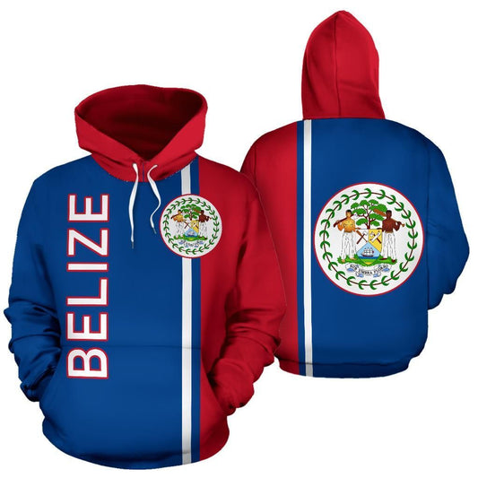 Belize All Over Unisex 3d Hoodie