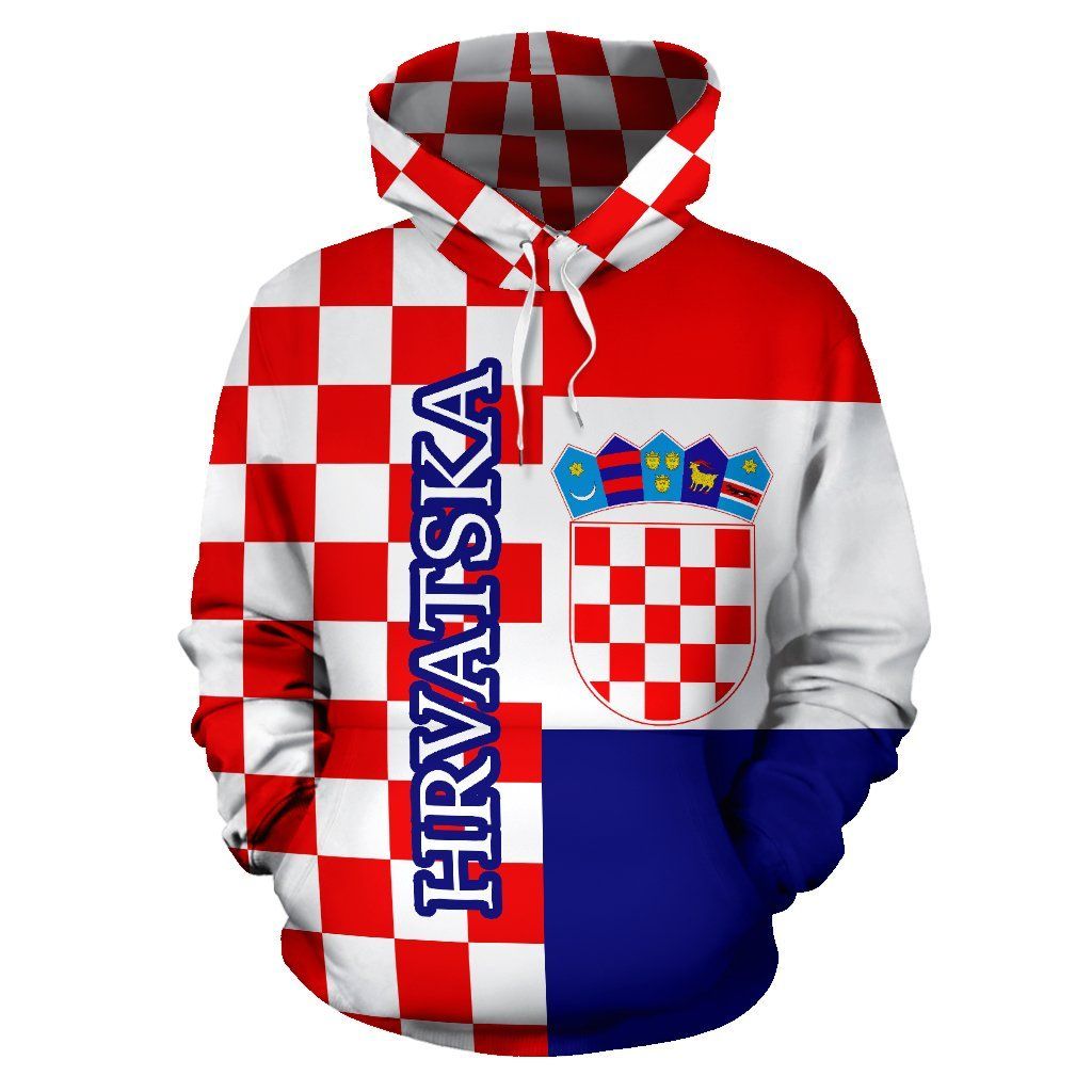 Hrvatska Croatia Unisex 3d Hoodie