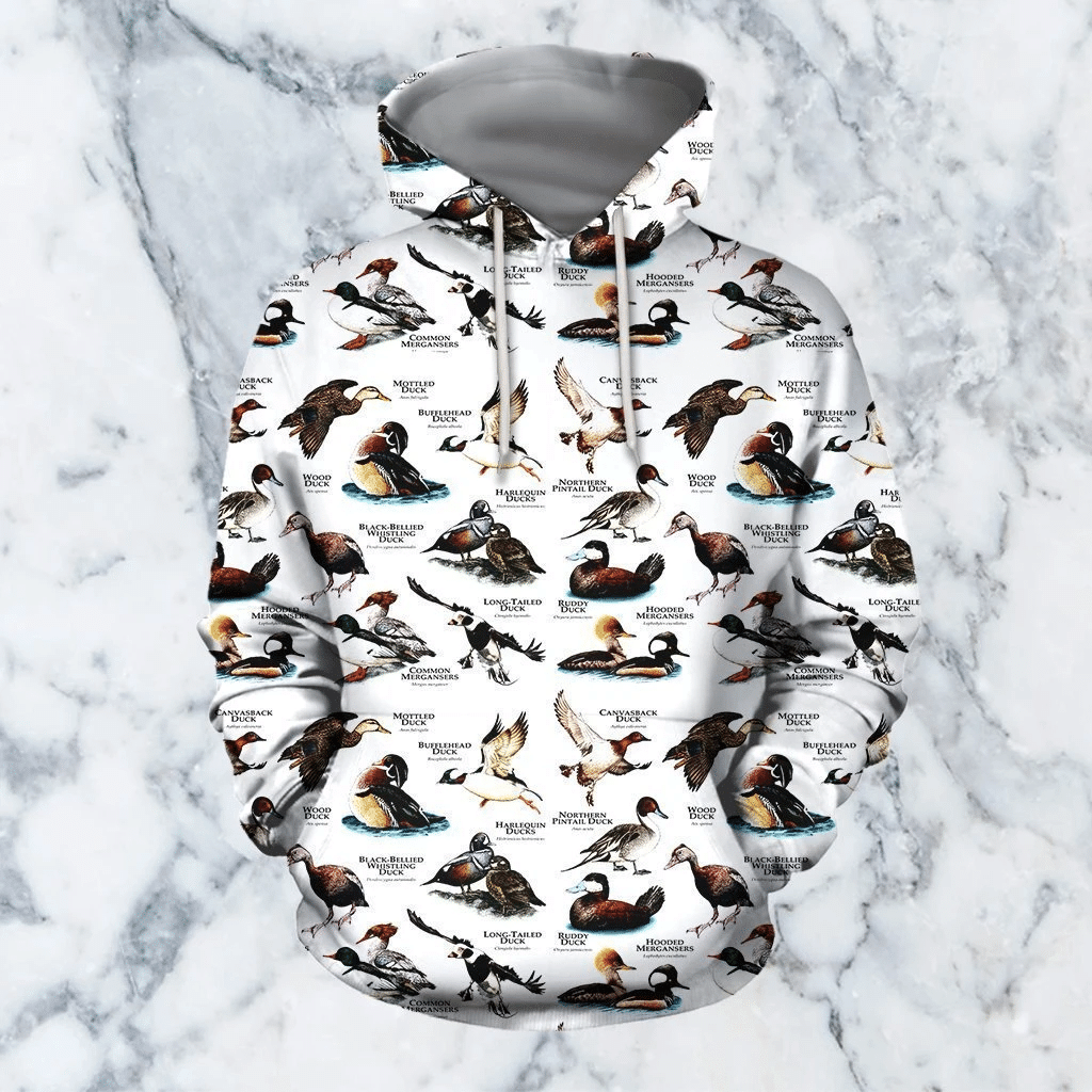 A Lot Of Ducks Unisex 3d Hoodie All Over Print