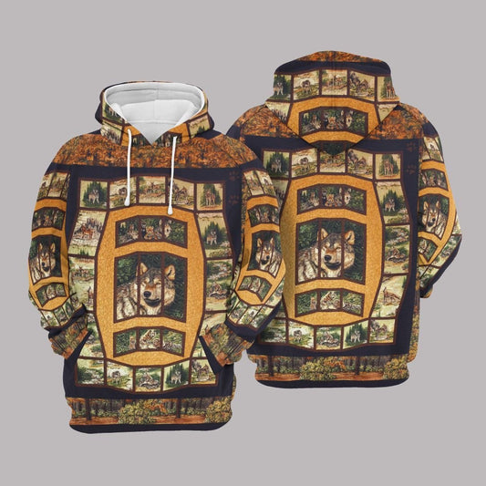 Wolf Unisex 3d Hoodie All Over Print