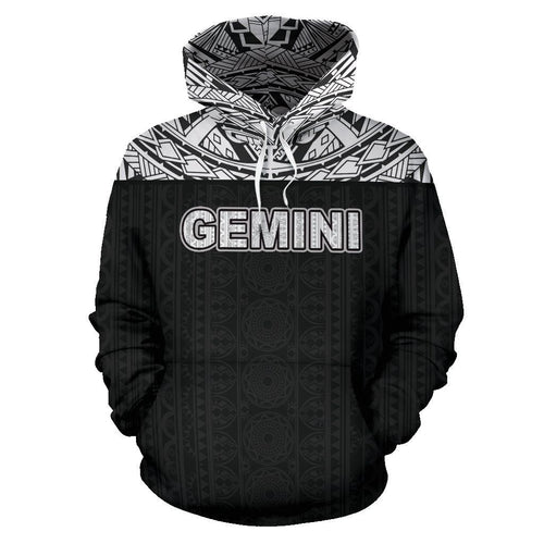 Gemini Zodiac Poly All Over Unisex 3d Hoodie