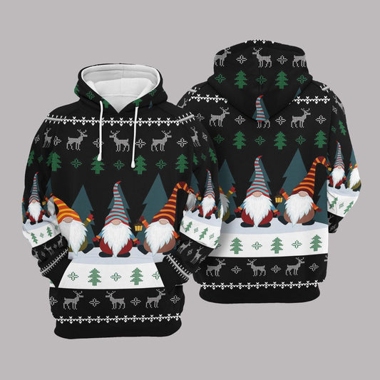 Christmas Gnome Unisex 3d Hoodie