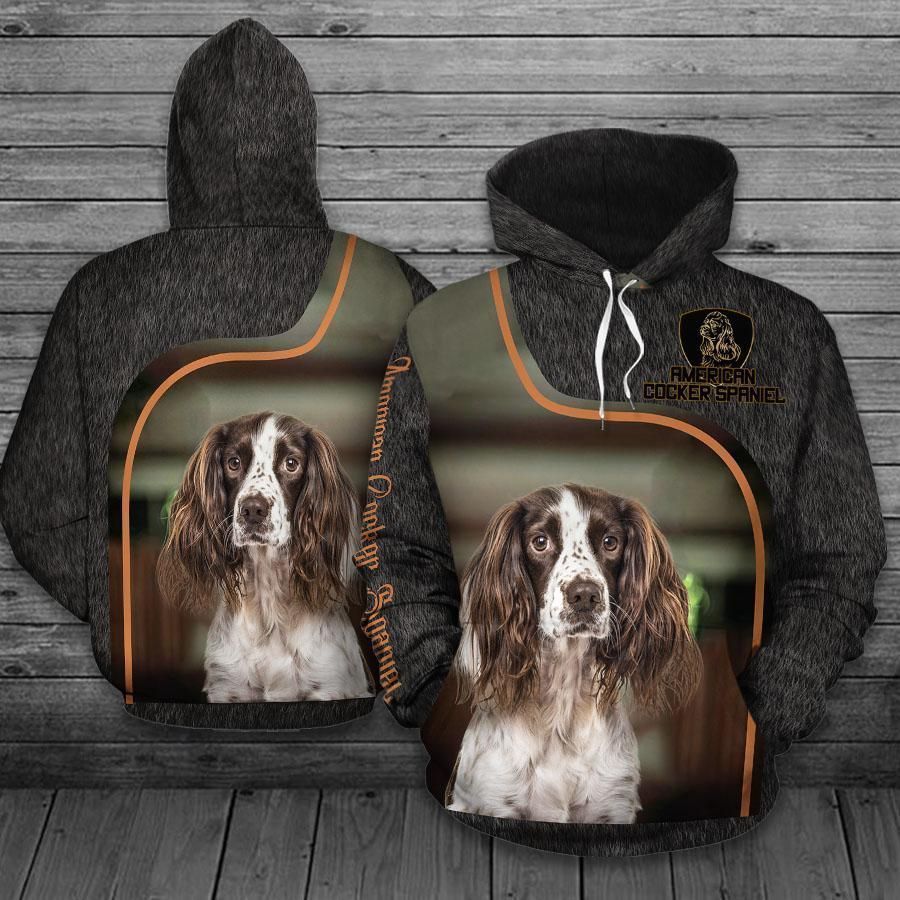 American Cocker Spaniel Unisex 3d Hoodie