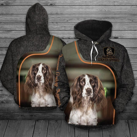 American Cocker Spaniel Unisex 3d Hoodie