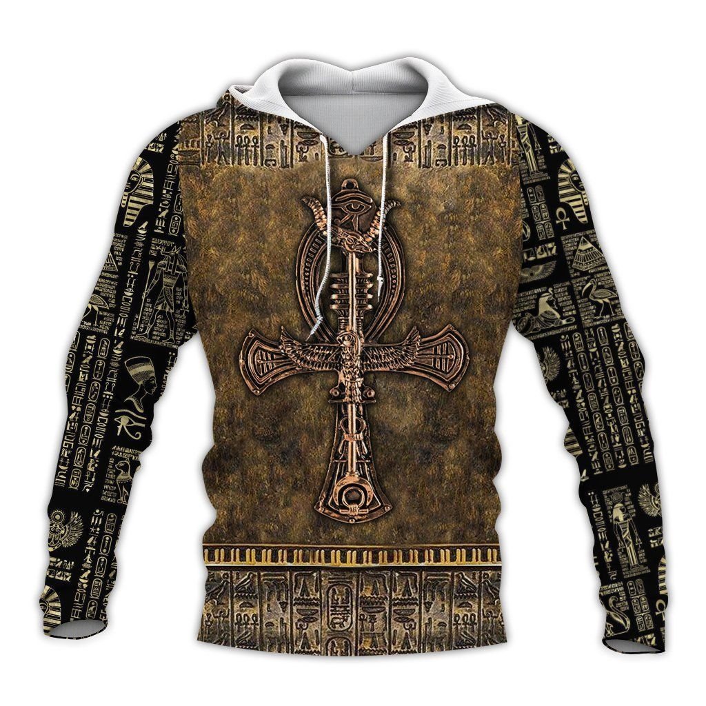 Ancient Egypt Ankh Key Of Life Unisex 3d Hoodie
