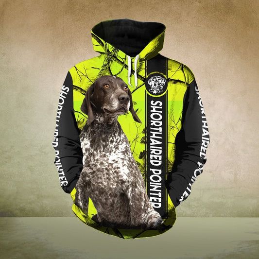 Shorthaired Pointer Unisex 3d Hoodie