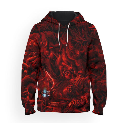 Skull From Hell Unisex 3d Hoodie