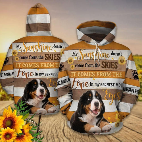 Bernese Mountain Unisex 3d Hoodie