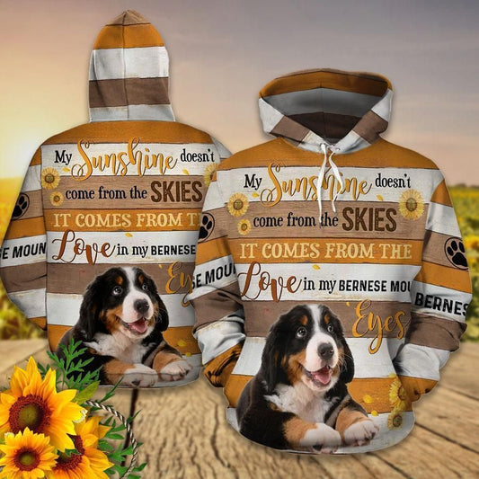 Bernese Mountain Unisex 3d Hoodie