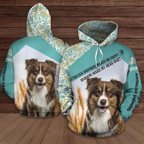 Australian Shepherd Unisex 3d Hoodie