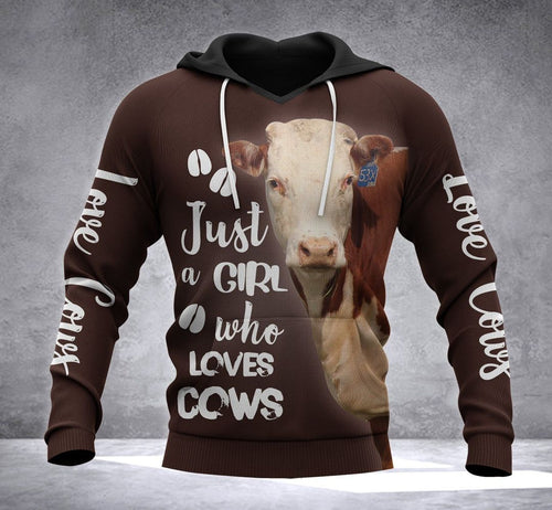 Hereford Cows Lover Unisex 3d Hoodie