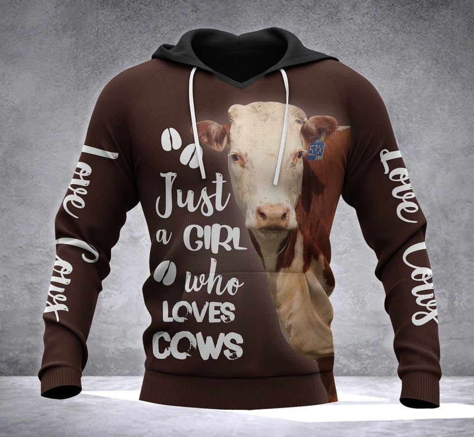 Hereford Cows Lover Unisex 3d Hoodie