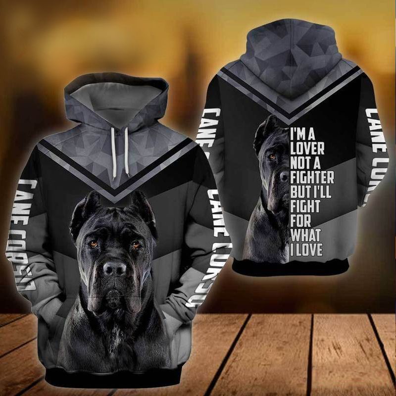Cane Corso Dog All Over Printed Unisex 3d Hoodie