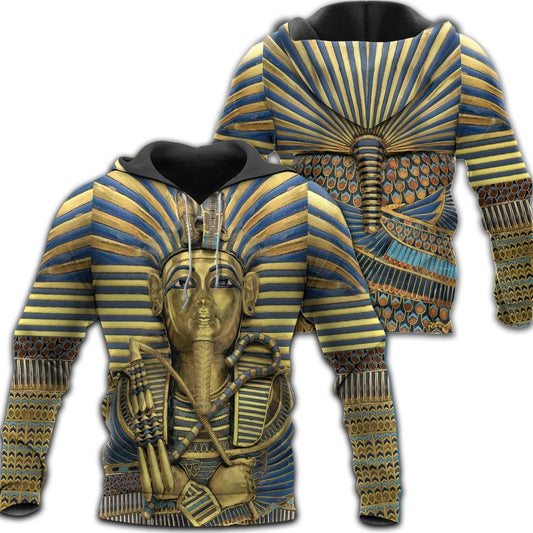 Ancient Egypt Tutankhamun All Over Shirt Unisex 3d Hoodie