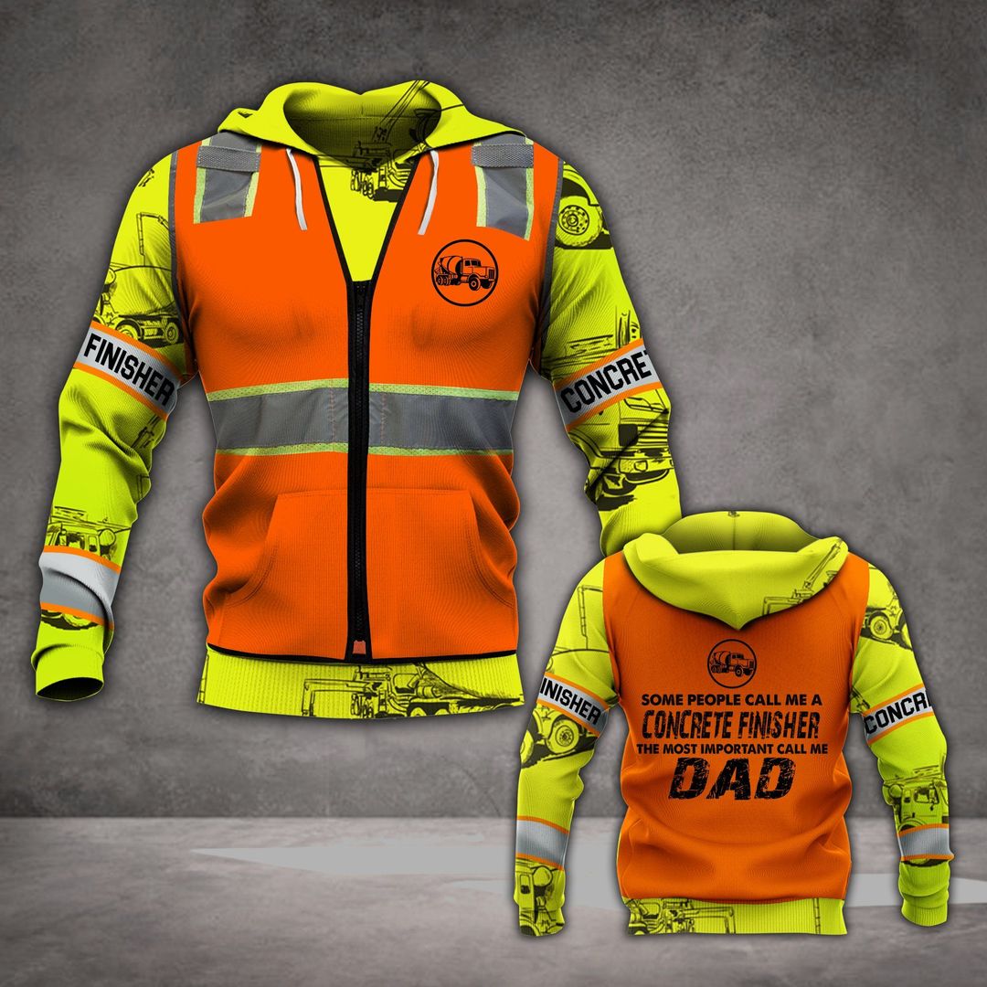 Concrete Finisher Dad Unisex 3d Hoodie