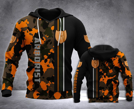 Arborist Camo Print Unisex 3d Hoodie
