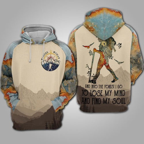 Raglan Sleeve And Into The Forest I Go To Lose My Mind And Find My Soul Unisex 3d Hoodie
