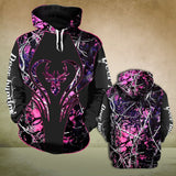 Hunting Deer Camo Unisex 3d Hoodie All Over Print