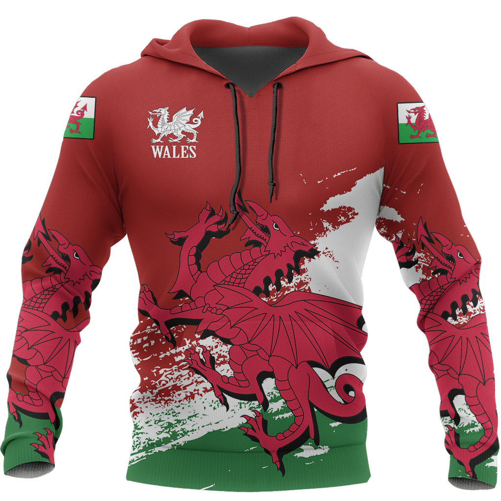 Viticstoreac Special Red Dragon Wales Pullover Unisex 3d Hoodie