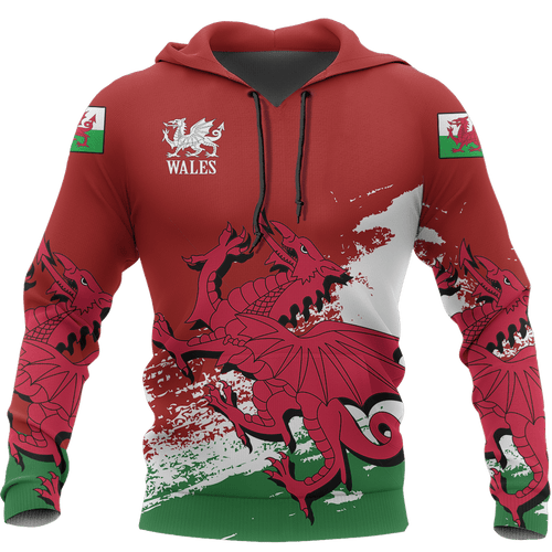 Viticstoreac Special Red Dragon Wales Pullover Unisex 3d Hoodie