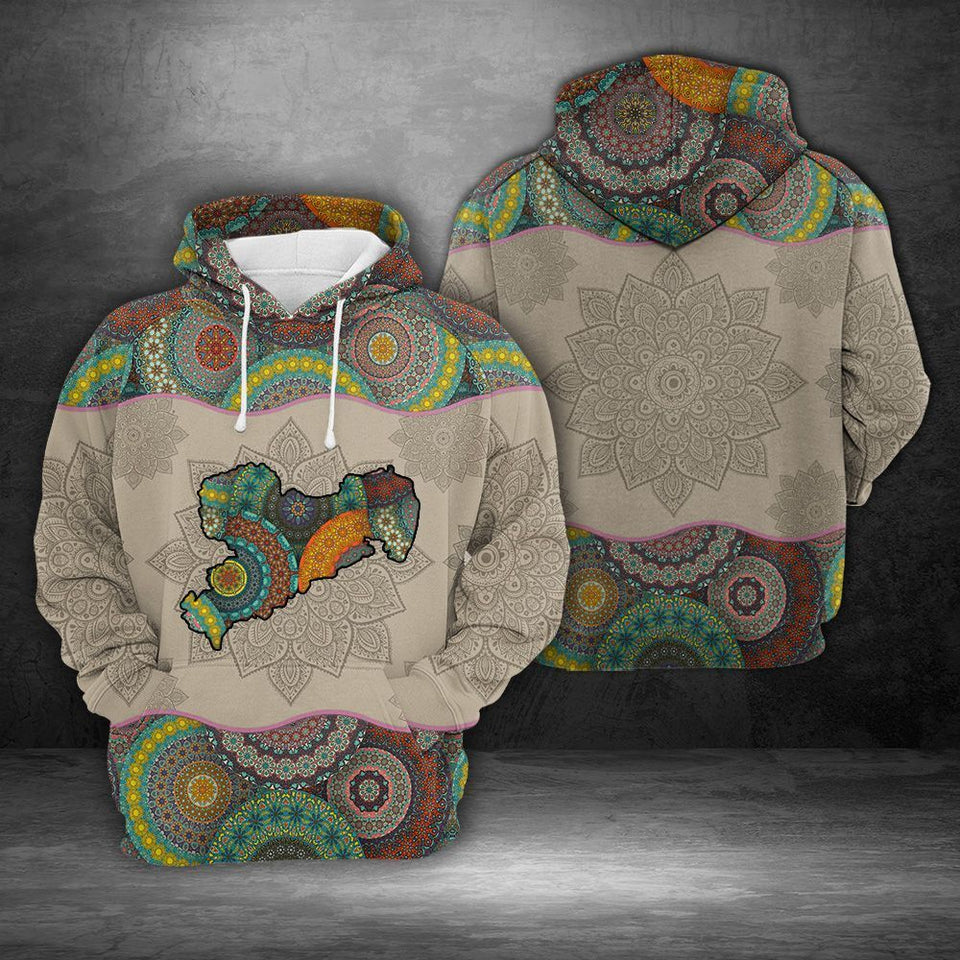 Awesome Saxony Mandala Unisex 3d Hoodie