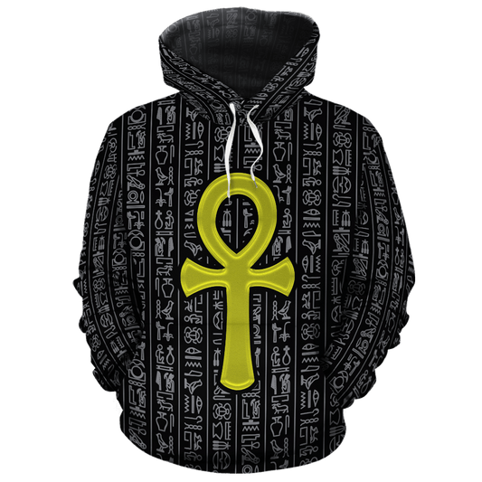 Ankh Symbol Dark Unisex 3d Hoodie