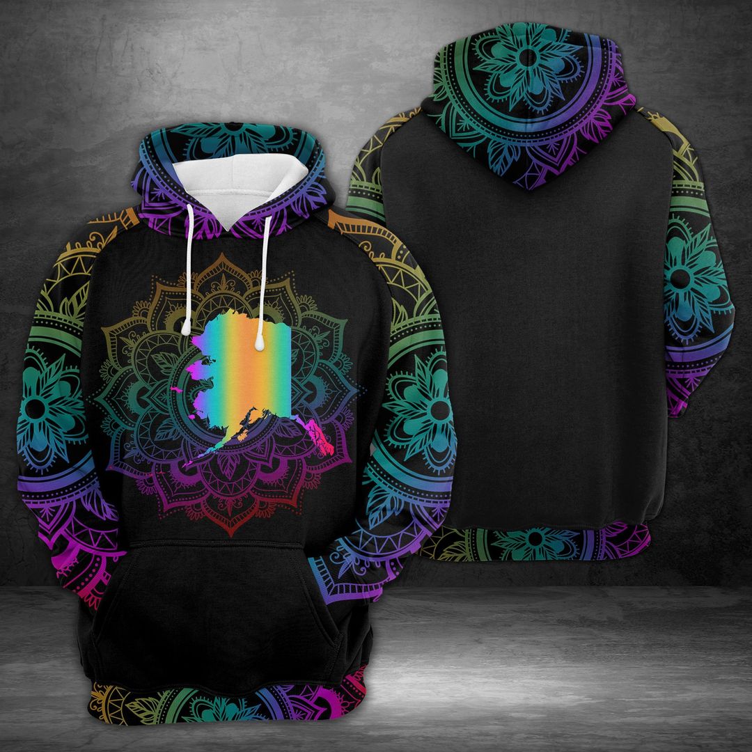 Awesome Alaska H All Over Print Unisex 3d Hoodie