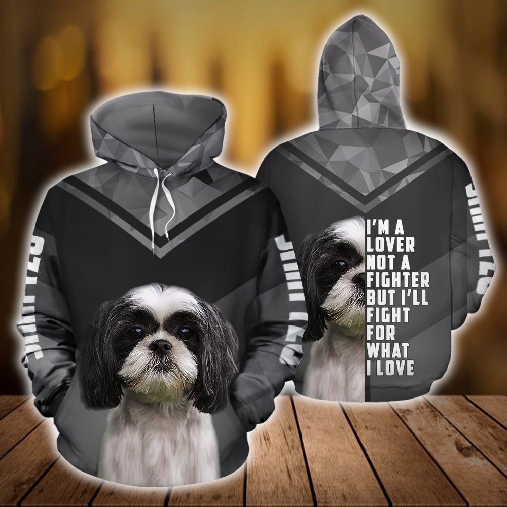 Shih Tzu Dog All Over Printed Unisex 3d Hoodie