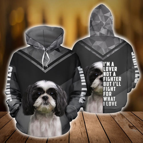Shih Tzu Dog All Over Printed Unisex 3d Hoodie