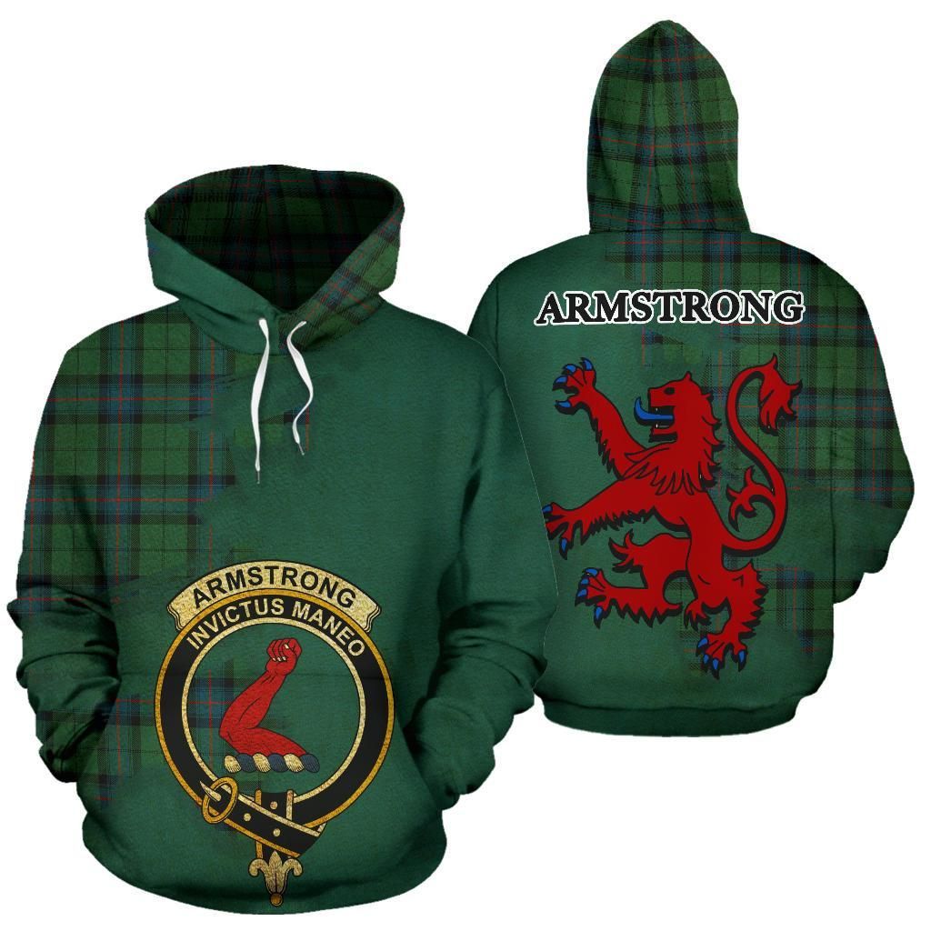 Armstrong Ancient Clan Crest Tartan Royal Unisex 3d Hoodie