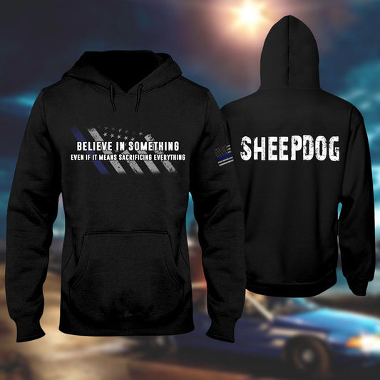 Sheep Dog Believe Something Unisex 3d Hoodie