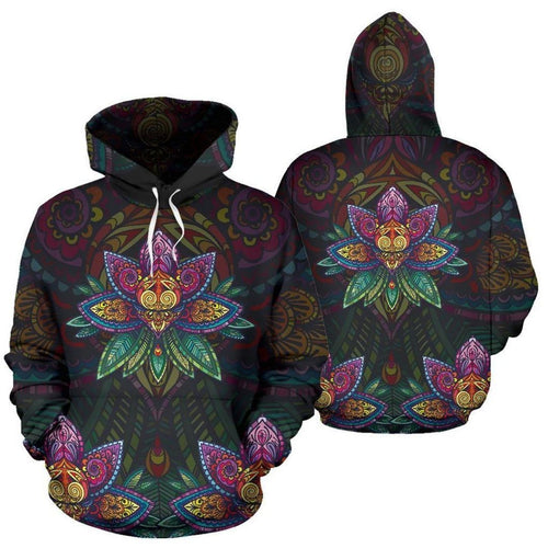 Artistic Colorful Lotus Unisex 3d Hoodie