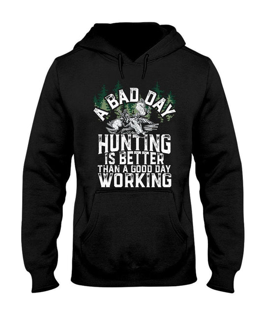 Bad Day Unting Moose Ladies Unisex 3d Hoodie
