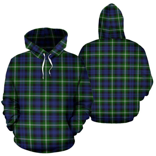 Baillie Modern Tartan Unisex 3d Hoodie