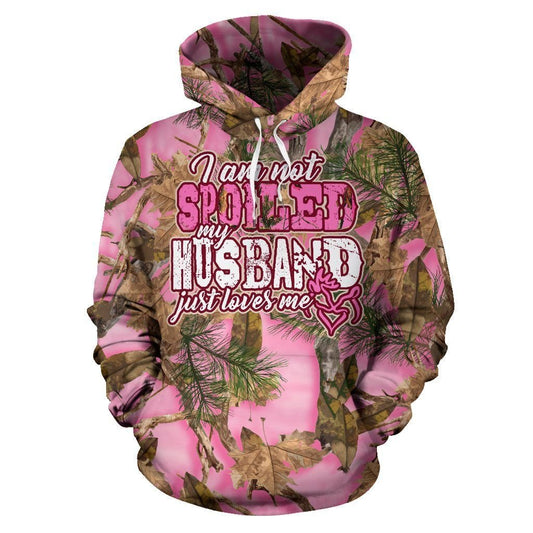 Im Not Spoil Pink Camo True Unisex 3d Hoodie