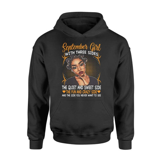 September September Girl With Three Sides Unisex 3d Hoodie