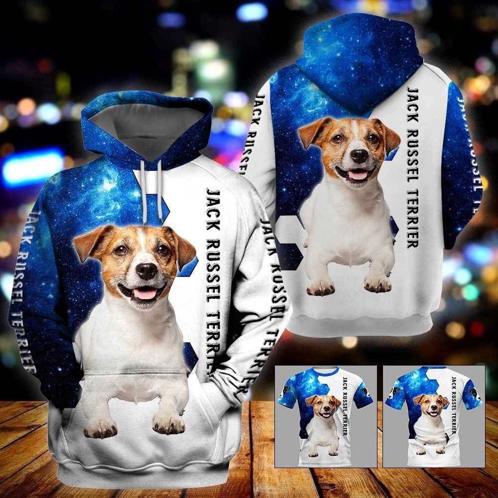 Jack Russel Terrier Unisex 3d Hoodie
