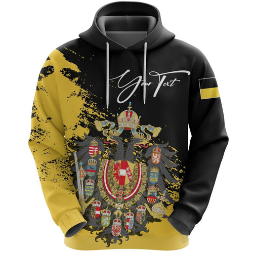 Austrian Empire Flag Special Personal Signature A Personalized Name Unisex 3d Hoodie