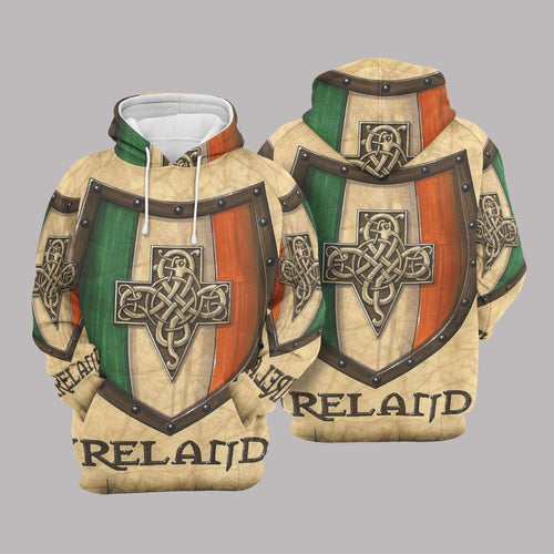 Ireland Flag Pullover Unisex 3d Hoodie