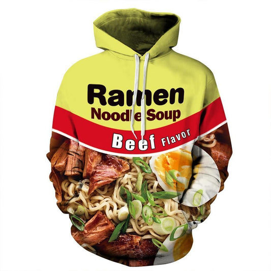 Food Ramen Beef Favor Unique Unisex 3d Hoodie