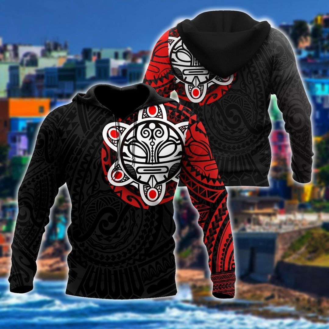 Puerto Rico Sol Taino Tattoo Unique Unisex 3d Hoodie