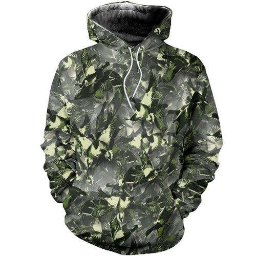 Duck Hunting Camo Unisex 3d Hoodie