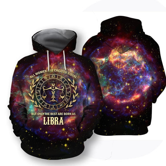 Libra Horoscope Pullover Unisex 3d Hoodie