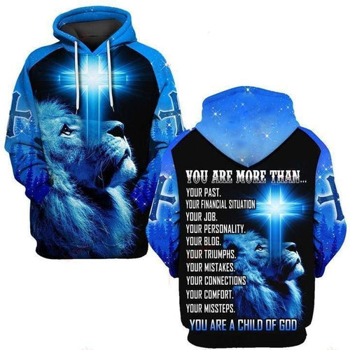 Easter God Jesus Blue Unique Unisex 3d Hoodie