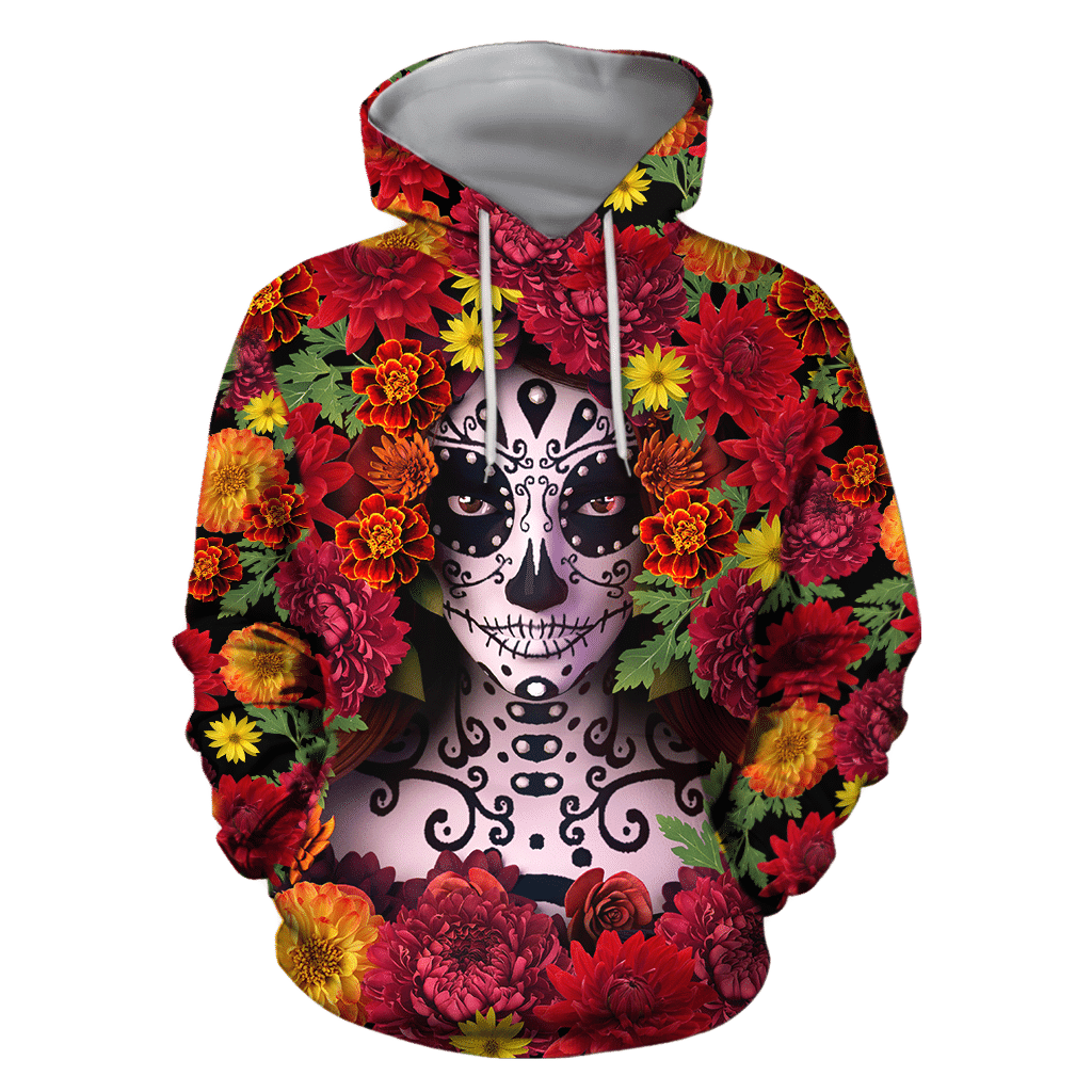 Mexico Day Of The Dead Unique Unisex 3d Hoodie