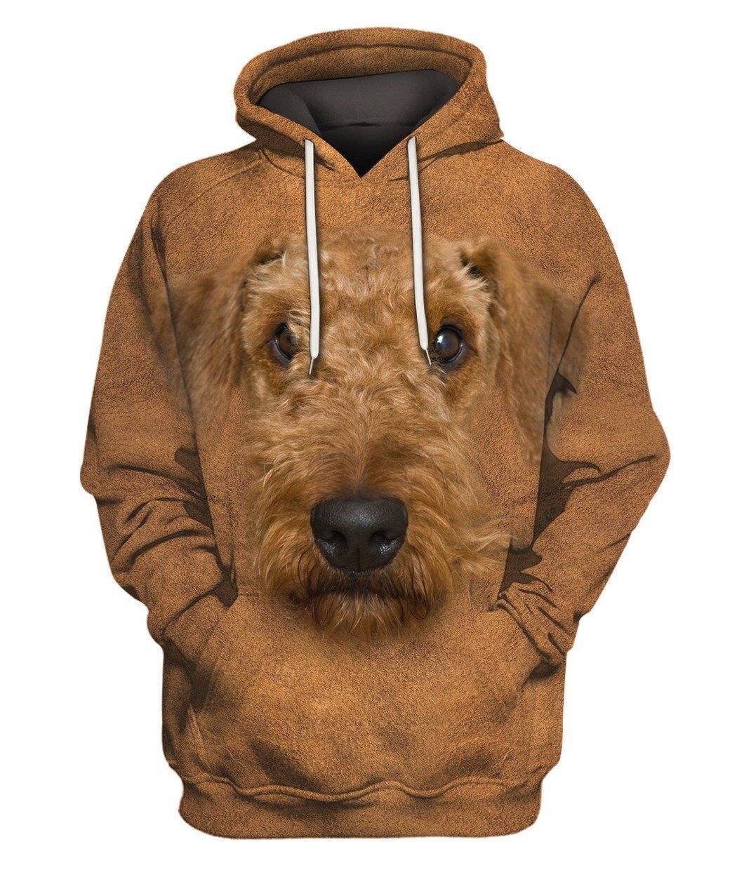 Airedale Terrier Face Hair Unisex 3d Hoodie