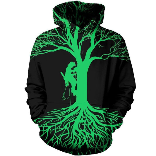 Logger Green Life Unisex 3d Hoodie