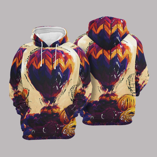 Hot Air Balloon Unisex 3d Hoodie