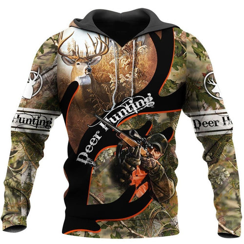 Deer Hunting Camouflage Best Unisex 3d Hoodie