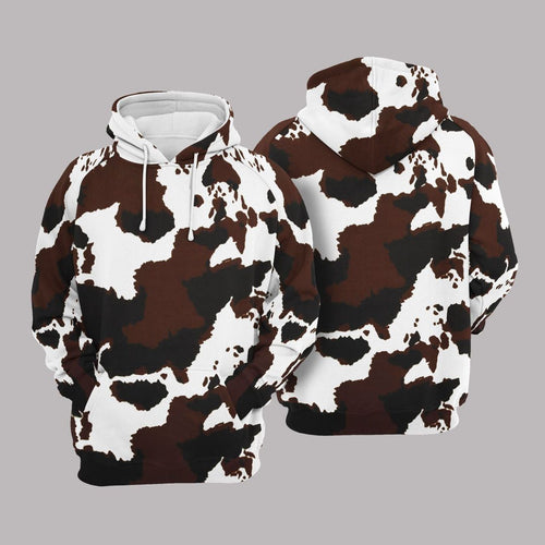 Cowhide Pullover Unisex 3d Hoodie All Over Print
